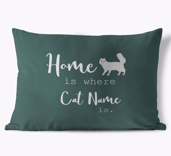 Home Is Where... : Personalized {breedCommonName} Soft Touch Pillow